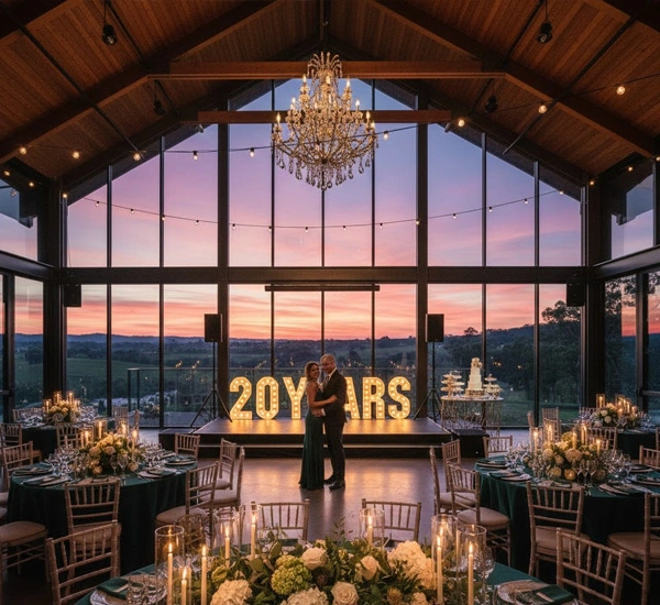 20th anniversary dinner venue Hallam