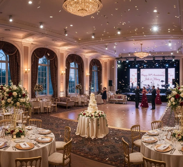 25th silver anniversary venue Hallam