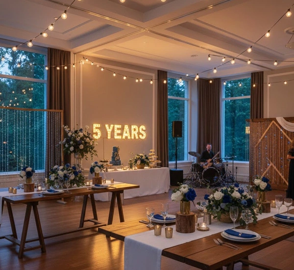 5th anniversary venue in Hallam